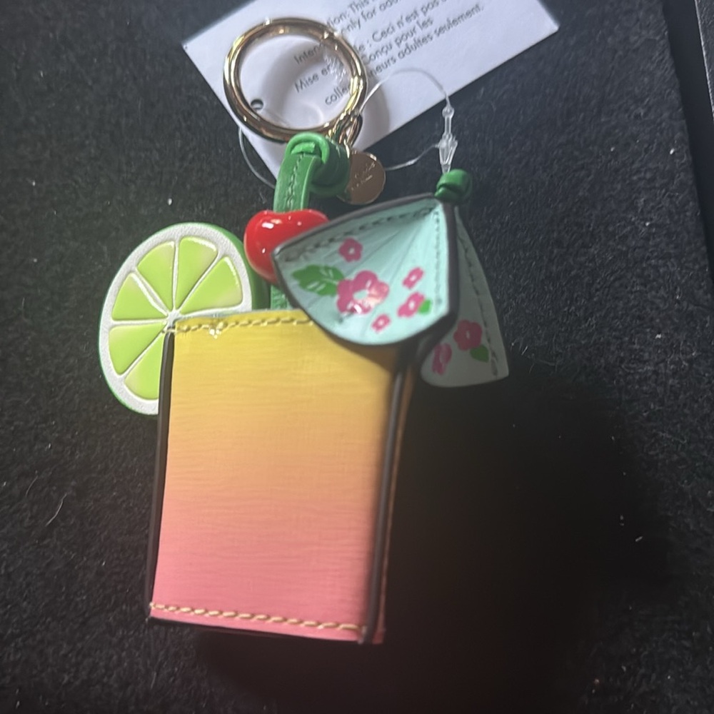 NWT, Kate Spade Playa Ombré bag charm - Picture 5 of 6